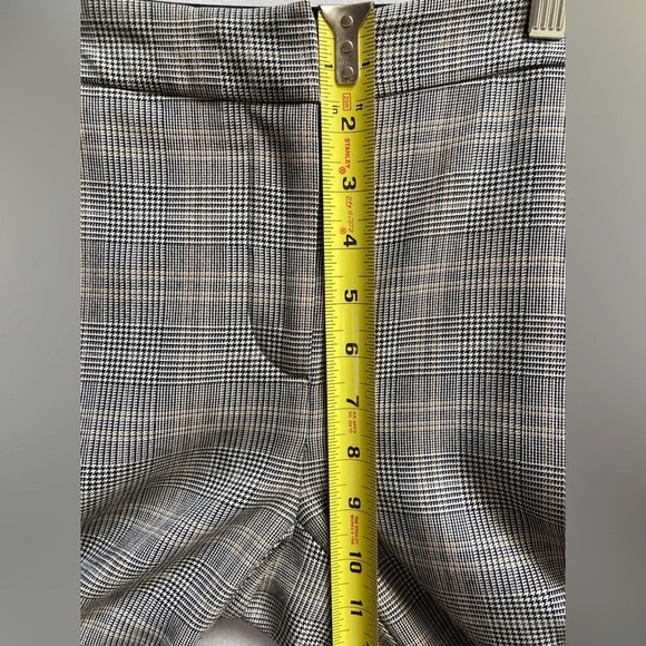 Babaton Aritzia Plaid IVY high waisted trousers pants Sz 0 - Picture 15 of 15